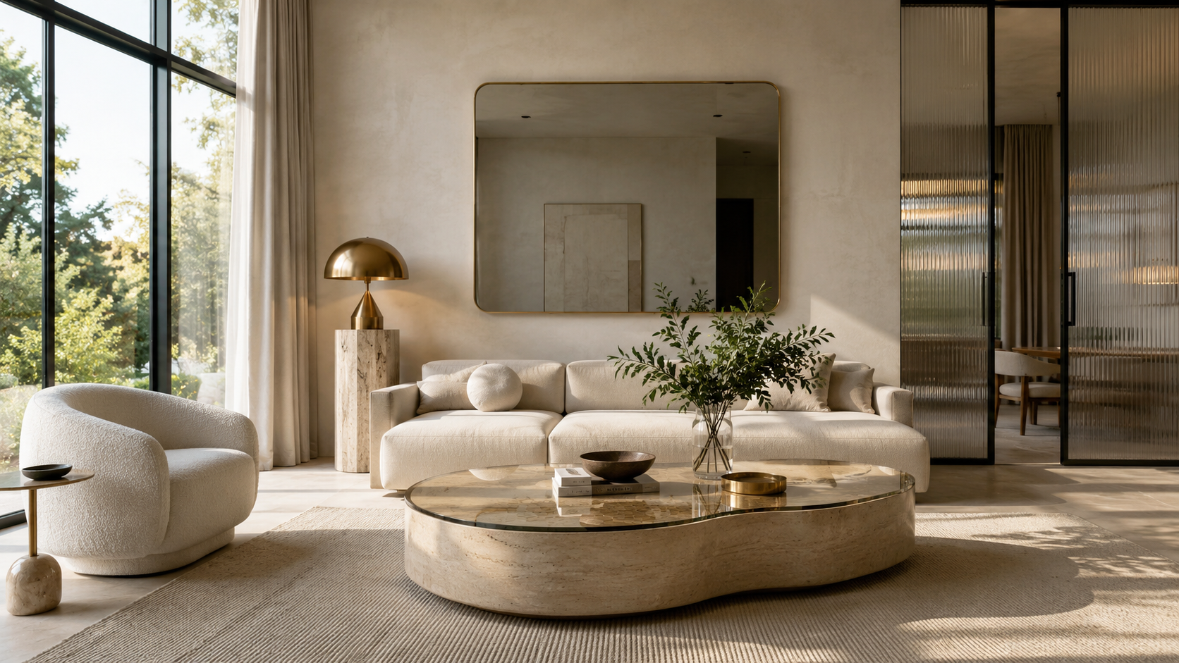 Interiorismo en vidrio y espejo